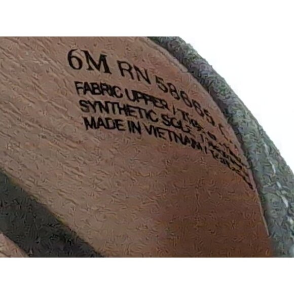 Caslon Mules Womens 6 Grey Leopard Print Slip On Career Casual Preppy Polished - Picture 7 of 9